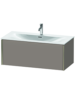 Duravit XViu vanity unit XV40350B143 101 x 39.7 x 48 cm, basalt matt, 2000 pull-out, champagne matt