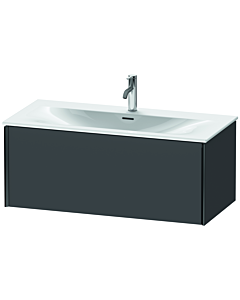 Duravit XViu Waschtisch-Unterschrank XV40350B249 101 x 39,7 x 48 cm, graphit matt, 1 Auszug, schwarz matt
