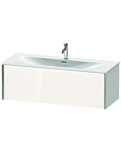 Duravit Meuble sous-vasque XViu XV40360B185 121 x 39,7 x 48 cm, blanc brillant, 2000 , champagne mat