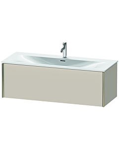 Duravit XViu vanity unit XV40360B191 121 x 39.7 x 48 cm, matt taupe, 2000 pull-out, matt champagne