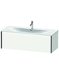 Duravit XViu Waschtisch-Unterschrank XV40360B218 121 x 39,7 x 48 cm, weiß matt, 1 Auszug, schwarz matt