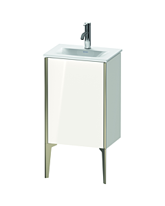 Duravit XViu meuble sous-vasque XV4068LB122 43x31x59,1cm, 2000 , champagne mat, gauche, blanc brillant