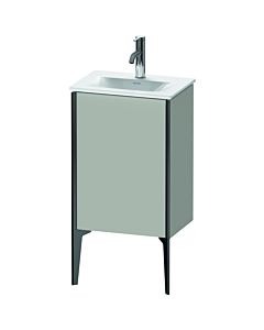 Duravit Meuble sous-vasque XViu XV4068LB207 43x31x59,1cm, 2000 , noir mat, porte à gauche, gris béton mat