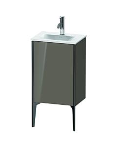 Duravit XViu vanity unit XV4068LB289 43x31x59.1cm, 2000 door, black matt, door left, flannel gray high gloss
