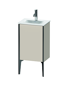 Duravit XViu vanity unit XV4068RB291 43x31x59.1cm, 2000 door, matt black, door on the right, matt taupe