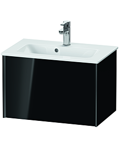 Duravit XViu vanity unit XV40780B240 61 x 40 x 39 cm, black high gloss, 2000 pull-out, wall-hung, black matt