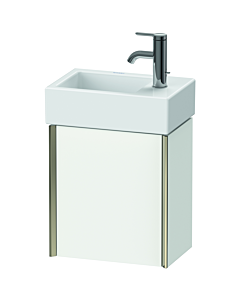 Duravit XViu Waschtisch-Unterschrank XV4230LB118 36,4x39,7x23,4 cm, links, weiß matt, 1 Tür, champagner matt