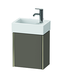 Duravit XViu vanity unit XV4230RB190 36.4x39.7x23.4 cm, right, flannel gray silk matt, 2000 door, champagne matt