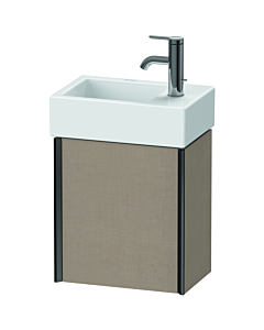 Duravit XViu Waschtisch-Unterschrank XV4230RB275 36,4 x 39,7 x 23,4 cm, rechts, leinen, 1 Tür, schwarz matt