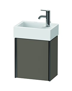 Duravit Meuble sous-vasque XViu XV4230RB290 36,4 x 39,7 x 23,4 cm, droite, flanelle gris soie mat, 2000 , noir mat