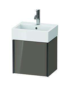 Duravit XViu vanity unit XV4231LB289 43.4x33.4x39.7cm, black matt, left, flannel gray high gloss