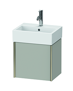 Duravit Meuble sous-vasque XViu XV4231RB107 43,4x33,4x39,7cm, champagne mat, porte à droite, gris béton mat