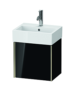 Duravit XViu Waschtisch-Unterschrank XV4231RB140 43,4x33,4x39,7cm, champagner matt, Tür rechts, schwarz hochglanz