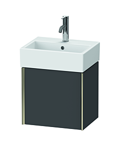 Duravit XViu Waschtisch-Unterschrank XV4231RB149 43,4x33,4x39,7cm, champagner matt, Tür rechts, graphit matt