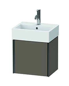 Duravit Meuble sous-vasque XViu XV4231RB290 43,4x33,4x39,7cm, noir mat, droite, flanelle gris soie mat