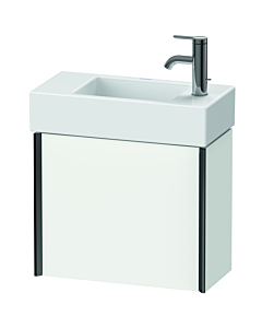 Duravit XViu Waschtisch-Unterschrank XV4232LB218 48,4 x 39,7 x 23,4 cm, links, weiß matt, 1 Tür, schwarz matt