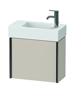 Duravit Meuble sous-vasque XViu XV4232LB291 48,4 x 39,7 x 23,4 cm, gauche, taupe mat, 2000 , noir mat