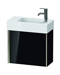 Duravit XViu vanity unit XV4232RB140 48.4x39.7x23.4 cm, right, black high gloss, 2000 door, matt champagne