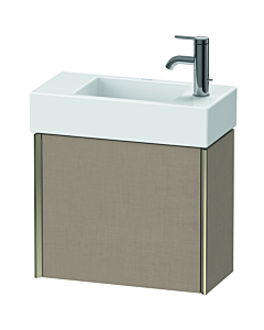 Duravit XViu vanity unit XV4232RB175 48.4x39.7x23.4 cm, right, linen, 2000 door, matt champagne