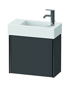 Duravit Meuble sous-vasque XViu XV4232RB249 48,4 x 39,7 x 23,4 cm, droite, graphite mat, 2000 , noir mat