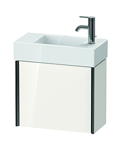 Duravit XViu vanity unit XV4232RB285 48.4 x 39.7 x 23.4 cm, right, white high gloss, 2000 door, black matt