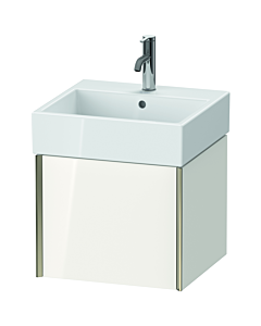 Duravit XViu Waschtisch-Unterschrank XV42330B122 48,4 x 39,7 x 45,4 cm, weiß hochglanz, 1 Auszug, champagner matt