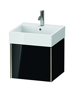 Duravit Meuble sous-vasque XViu XV42330B140 48,4 x 39,7 x 45,4 cm, noir brillant, 2000 , champagne mat