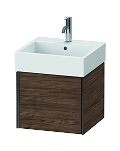 Duravit XViu vanity unit XV42330B221 48.4 x 45.4 x 39.7 cm, dark walnut, 2000 drawer, matte black