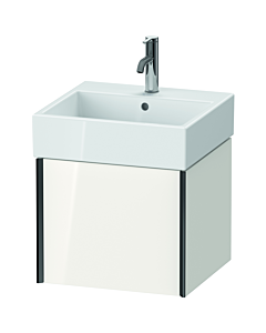 Duravit XViu Waschtisch-Unterschrank XV42330B222 48,4 x 39,7 x 45,4 cm, weiß hochglanz, 1 Auszug, schwarz matt