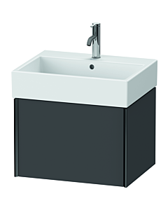 Duravit XViu Waschtisch-Unterschrank XV42340B249 58,4 x 39,7 x 45,4 cm, graphit matt, 1 Auszug, schwarz matt