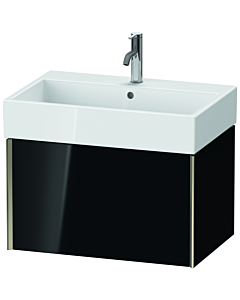 Duravit Meuble sous-vasque XViu XV42350B140 68,4 x 39,7 x 45,4 cm, noir brillant, 2000 , champagne mat