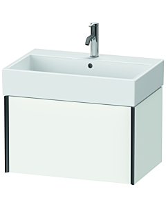 Duravit XViu vanity unit XV42350B218 68.4 x 39.7 x 45.4 cm, matt white, 2000 pull-out, matt black