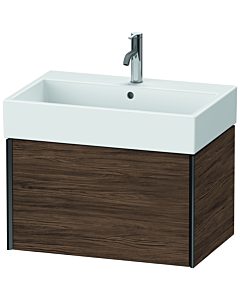 meuble-lavabo Duravit XViu XV42350B221 68,4 x 45,4 x 39,7 cm, noyer foncé, tiroir 2000 , noir mat