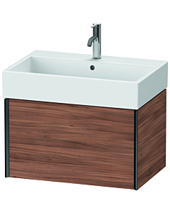 Duravit Meuble sous-vasque XViu XV42350B279 68,4 x 39,7 x 45,4 cm, 2000 naturel, coulissant match1, noir mat