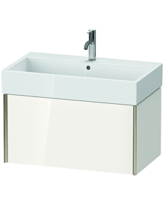 Duravit Meuble sous-vasque XViu XV42360B122 78,4 x 39,7 x 45,4 cm, blanc brillant, 2000 , champagne mat