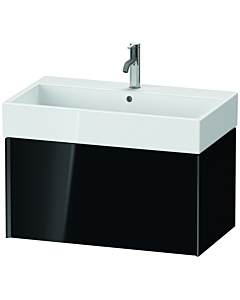 Duravit Meuble sous-vasque XViu XV42360B240 78,4 x 39,7 x 45,4 cm, noir brillant, 2000 , noir mat