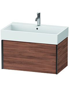 Duravit Meuble sous-vasque XViu XV42360B279 78,4 x 39,7 x 45,4 cm, 2000 naturel, coulissant match1, noir mat