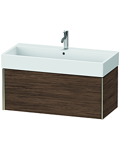 Duravit Meuble sous-vasque XViu XV42370B121 98,4 x 39,7 x 45,4 cm, 2000 foncé, coulissant match1, champagne mat