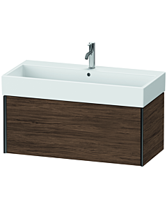 Duravit XViu Waschtisch-Unterschrank XV42370B221 98,4 x 39,7 x 45,4 cm, nussbaum dunkel, 1 Auszug, schwarz matt