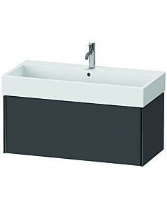 Duravit XViu Waschtisch-Unterschrank XV42370B249 98,4 x 39,7 x 45,4 cm, graphit matt, 1 Auszug, schwarz matt