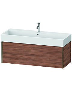 Duravit XViu Waschtisch-Unterschrank XV42380B179 118,4 x 39,7 x 45,4 cm, nussbaum natur, 1 Auszug, champagner matt