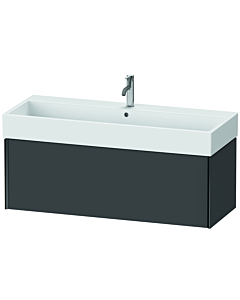 Duravit XViu Waschtisch-Unterschrank XV42380B249 118,4 x 39,7 x 45,4 cm, graphit matt, 1 Auszug, schwarz matt