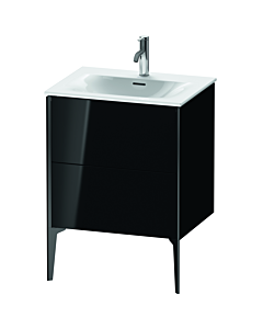 Duravit Meuble sous-vasque XViu XV43000B240 61 x 59, match1 x 48 cm, noir brillant, 2 2000