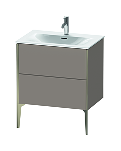 Duravit XViu vanity unit XV43010B143 71 x 59, match1 x 48 cm, basalt matt, 2 2000