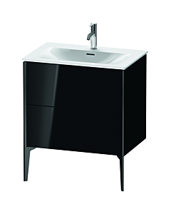 Duravit XViu vanity unit XV43010B240 71 x 59, match1 x 48 cm, black high gloss, 2 2000