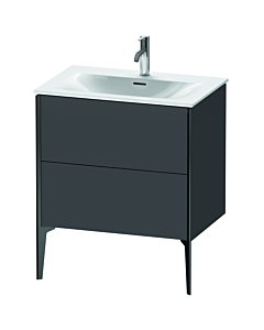 Duravit Meuble sous-vasque XViu XV43010B249 71 x 59, match1 x 48 cm, graphite mat, 2 2000