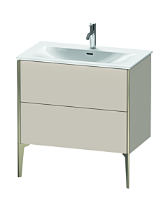 Duravit Meuble sous-vasque XViu XV43020B191 81 x 59, match1 x 48 cm, taupe mat, 2 2000