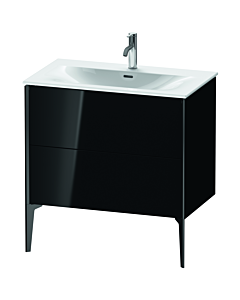 Duravit Meuble sous-vasque XViu XV43020B240 81 x 59, match1 x 48 cm, noir brillant, 2 2000