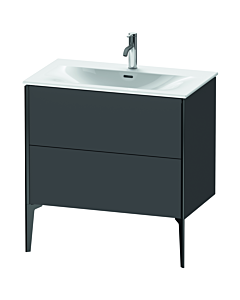 Duravit XViu vanity unit XV43020B249 81 x 59, match1 x 48 cm, graphite matt, 2 2000