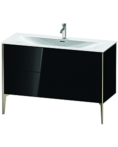 Duravit Meuble sous-vasque XViu XV43040B140 121 x 59, match1 x 48 cm, noir brillant, 2 2000